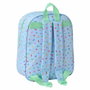 SAFTA Sac à dos d'école maternelle 27 cm Bluey 3D avec compartiment principal à fermeture éclair et poignée supérieure - 22 x 10 x 27 cm