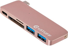 eSTUFF Hub USB-C Allure Series Or rose pour MacBook 12 inch