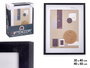 GIFTDECOR Cadre photo mural en bois noir avec passe-partout 30x40cm, lot de 6