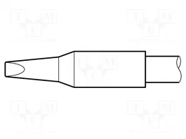 JBC TOOLS Pointe tournevis 2,2x1mm longue durée