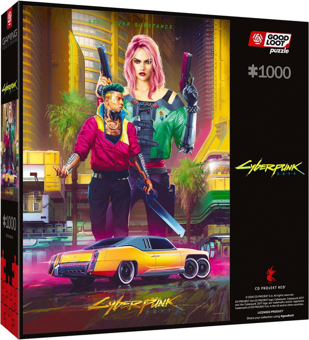 Cyberpunk 2077 Puzzle Kitsch Style (1000 pièces) Cyberpunk 2077 Puzzle Kitsch Style (1000 pièces)
