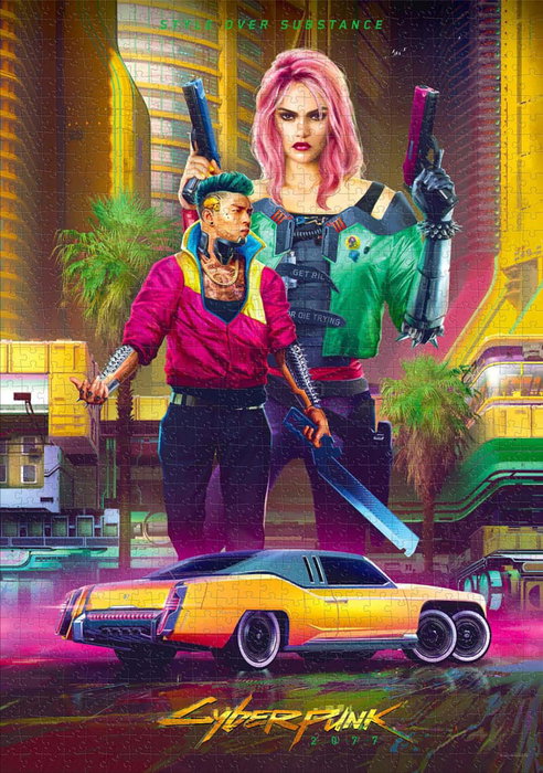 Cyberpunk 2077 Puzzle Kitsch Style (1000 pièces) Cyberpunk 2077 Puzzle Kitsch Style (1000 pièces)