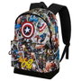 Karactermania HS FAN 2.2 Mochila Capitán América Comic - Sac à dos urbain 31 x 18 x 44 cm, Ripstop