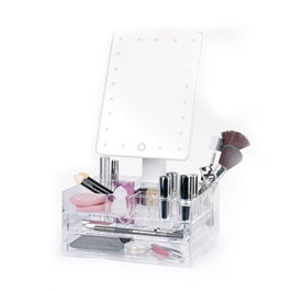 Perfect Beauty Miroir de Maquillage Absolute Class avec Organisateur et LED