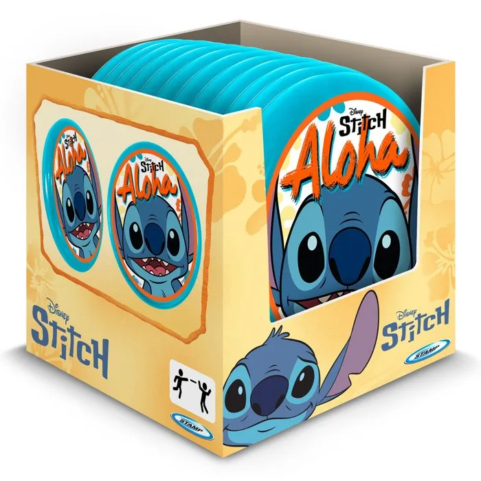 Disney Disque volant souple Stitch en mousse PU pour enfant dès 3 ans 20 cm