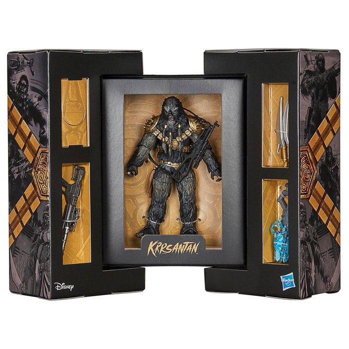Kenner Figure d'Action Star Wars Krrsantan The Book of Boba Fett - 10 cm avec 14 Accessoires - Multilingue (Anglais, Français, Allemand, Italien, Portugais, Espagnol)