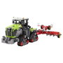CADA - Set de Construction Tractor Class Xerion 5000 (Réf. 1336) - Tracteur à Chenilles Agri-Pièces avec Outil, Contrôle Manuel, Reproduction 1:32, Langue Multilingue, +8 ans