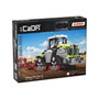 CADA - Set de Construction Tractor Class Xerion 5000 (Réf. 1336) - Tracteur à Chenilles Agri-Pièces avec Outil, Contrôle Manuel, Reproduction 1:32, Langue Multilingue, +8 ans