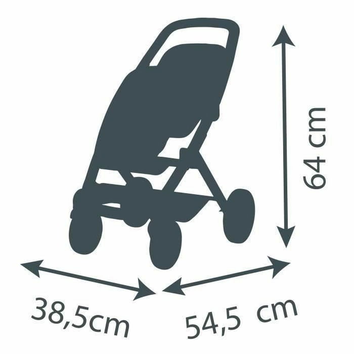 Smoby Maxi-Cosi Poussette Jumeaux Rose