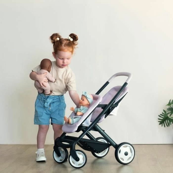 Smoby Maxi-Cosi Poussette Jumeaux Rose