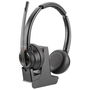Poly (Plantronics) Headset Savi 8220 UC (réf. 8D3F2AA) Noir - Casque sans fil professionnel avec base