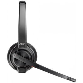Poly (Plantronics) Headset Savi 8220 UC (réf. 8D3F2AA) Noir - Casque sans fil professionnel avec base