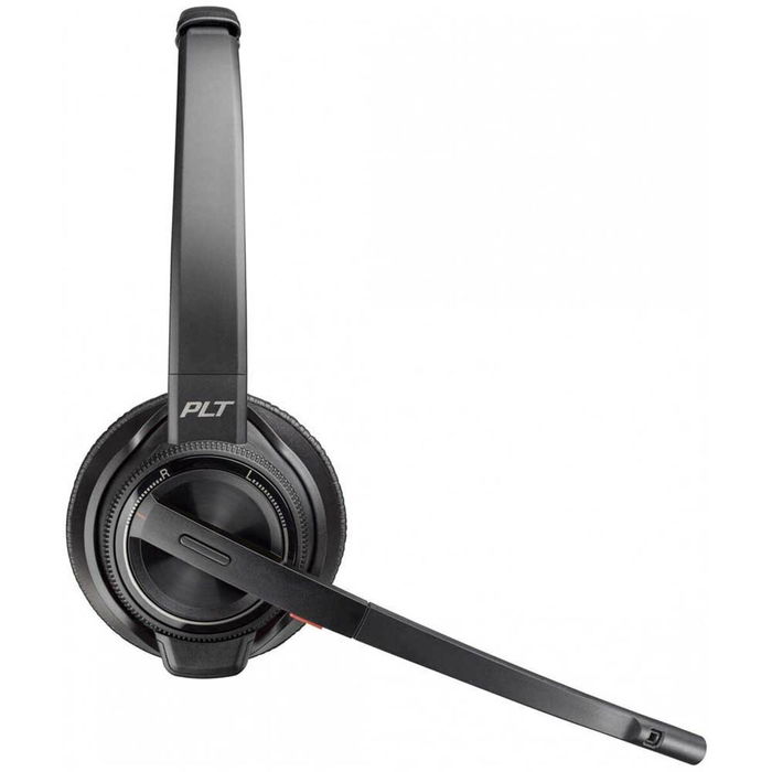 Poly (Plantronics) Headset Savi 8220 UC (réf. 8D3F2AA) Noir - Casque sans fil professionnel avec base Poly (Plantronics) Headset Savi 8220 UC (réf. 8D3F2AA) Noir - Casque sans fil professionnel avec base