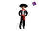 My Other Me Déguisement Mariachi Noir 3-4 Ans (4 Pièces)