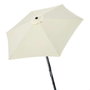 Aktive Parasol de jardin rond 270 cm avec cheminée et mât en aluminium de 3.8 cm, ombrelle pour terrasse