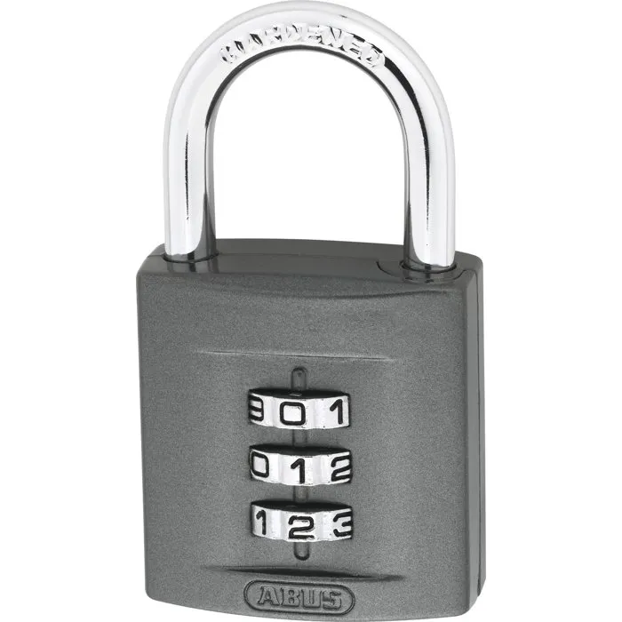 Abus 158/40 Cadenas à combinaison 4 chiffres en Zamac massif