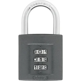 Abus 158/40 Cadenas à combinaison 4 chiffres en Zamac massif