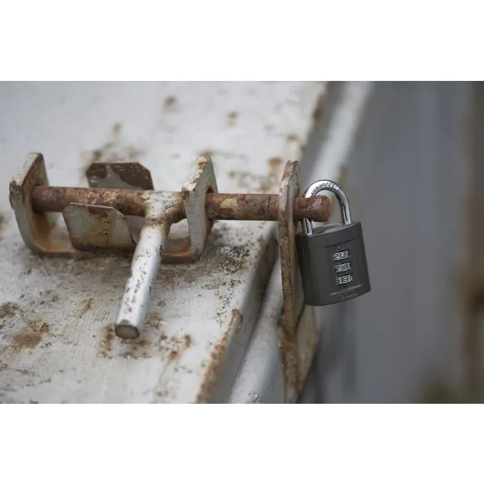 Abus 158/40 Cadenas à combinaison 4 chiffres en Zamac massif