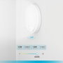 GSC Evolution Applique murale ronde LED Doko avec capteur de mouvement, 15W, 6000K, Blanc