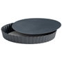Day Moule à tarte démoulable 25 cm en acier carbonique gris