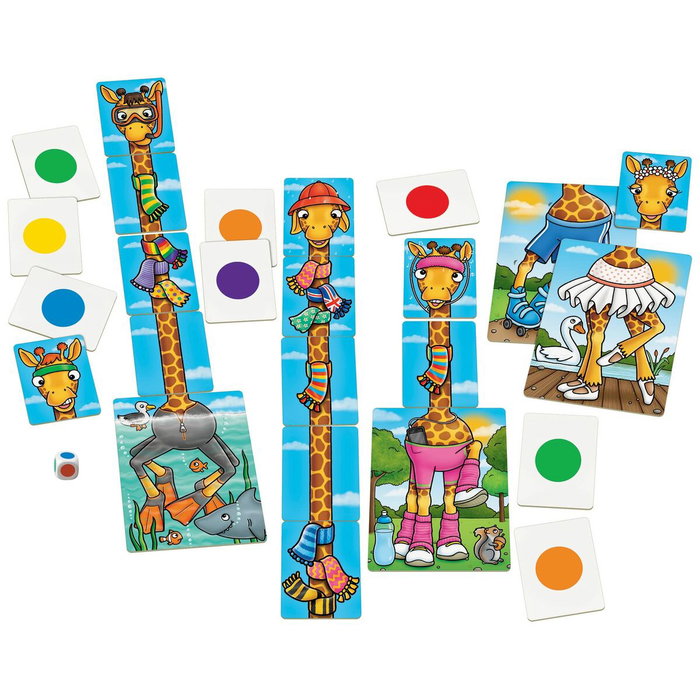 Orchard Les girafes et leurs foulards colorés