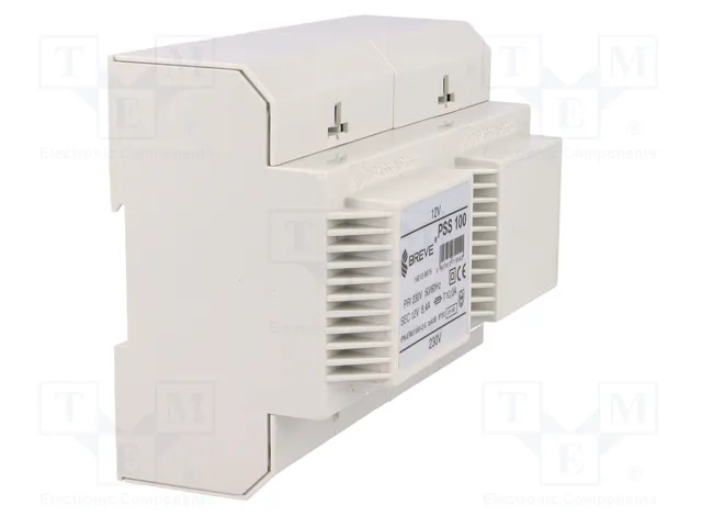 BREVE TUFVASSONS Transformateur de réseau 100VA 230VAC/12V pour rail DIN BREVE TUFVASSONS Transformateur de réseau 100VA 230VAC/12V pour rail DIN