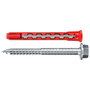 Fischer HybridPower 10 x 90 mm avec vis ø7 x 89 mm, pack de 4