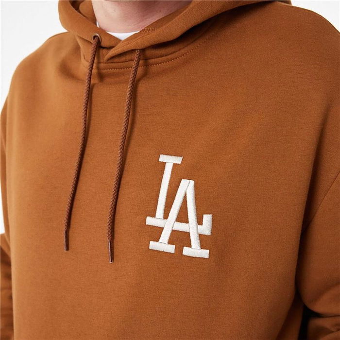 Sweat à capuche homme New Era League Essentials Ocre