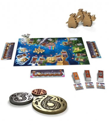Jeu de société Raids Vikingos PEGI 10 - Jeu de plateau familial eurogame stratégique pour 2 à 4 joueurs Jeu de société Raids Vikingos PEGI 10 - Jeu de plateau familial eurogame stratégique pour 2 à 4 joueurs