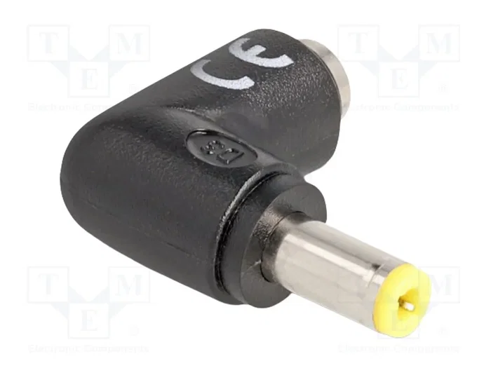 DELOCK Adaptateur DC 5,5/2,5 prise vers socle noir angulaire DELOCK Adaptateur DC 5,5/2,5 prise vers socle noir angulaire