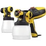 Wagner Universal Sprayer W590 - Pistolet à peinture basse pression avec 2 façons (Ispray 1300ml et Wood/Metal 800ml) pour peintures murales, laques et lasures
