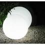 Lumisky Bobby - Boule lumineuse LED pour extérieur et intérieur, blanc froid, 40 cm, culot E27, lampe design de jardin ou pour fêtes