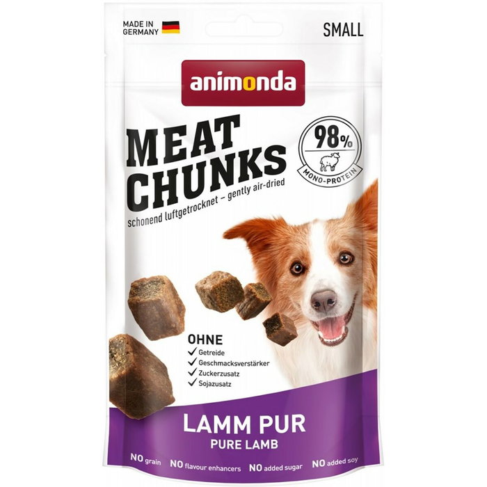 Animonda Meat Chunks Lamb Snack pour chiens 60 g Animonda Meat Chunks Lamb Snack pour chiens 60 g