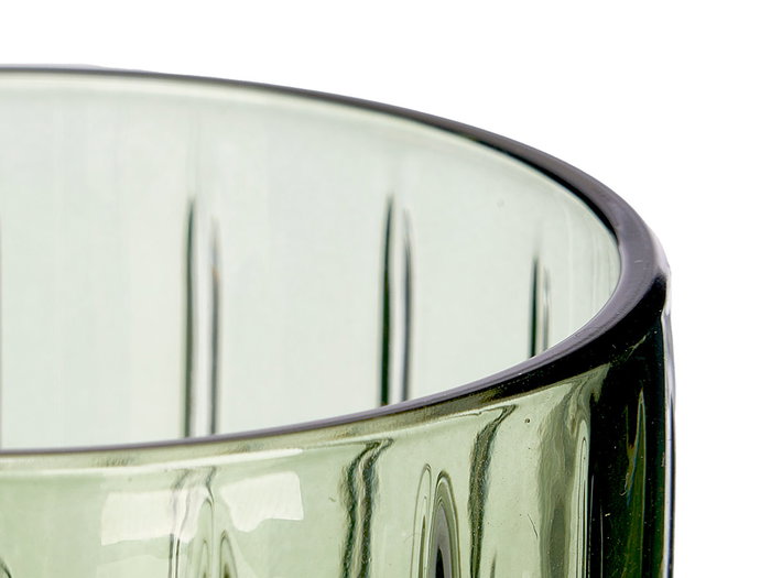 Vivalto Verre à Vin Rayures Vert 310 ml, 8,5x13,3x8,5 cm, en Verre (Set de 24) Vivalto Verre à Vin Rayures Vert 310 ml, 8,5x13,3x8,5 cm, en Verre (Set de 24)
