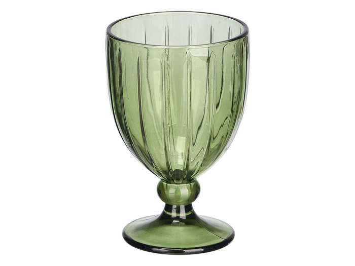 Vivalto Verre à Vin Rayures Vert 310 ml, 8,5x13,3x8,5 cm, en Verre (Set de 24) Vivalto Verre à Vin Rayures Vert 310 ml, 8,5x13,3x8,5 cm, en Verre (Set de 24)