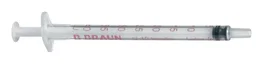B. Braun Seringue à insuline Omnifix 1 ml 100 UI/UD