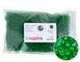 Innspiro Perles de rocaille en verre rond aurora boreale vert 3,8 mm, 500 g