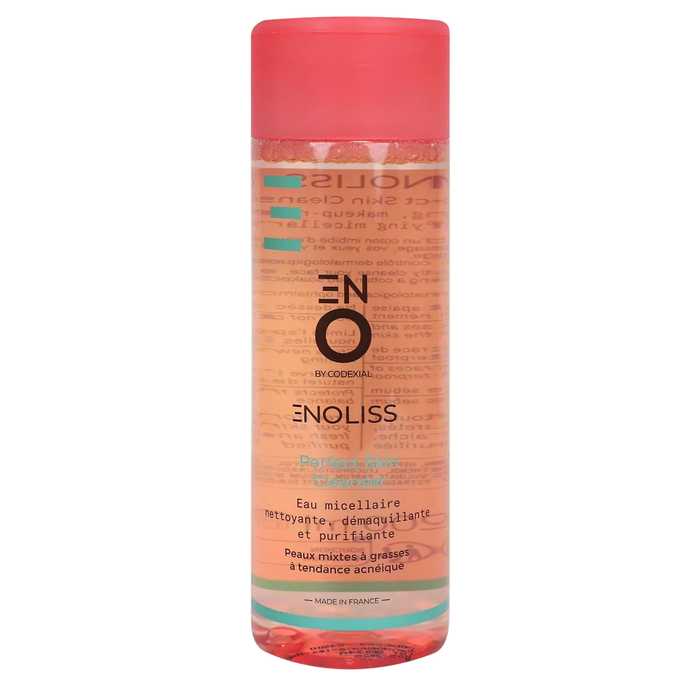 Codexial Enoliss Perfect Skin - Eau micellaire nettoyante et purifiante 200 ml - Pour tous types de peau