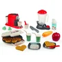 Ecoiffier 2534 Ensemble Petit Électroménager Chef 100% - Gaufrier, Cafetière, Blender avec 21 Accessoires - Jouet pour Enfant dès 18 Mois