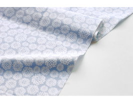 Dailylike Tissu coton Night Flower motif fleurs 1,10m x 3m