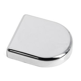 Salice P2Cba06 Tapa embellecedor ovalado chromé 36x30 mm pour charnière de verre 30.245