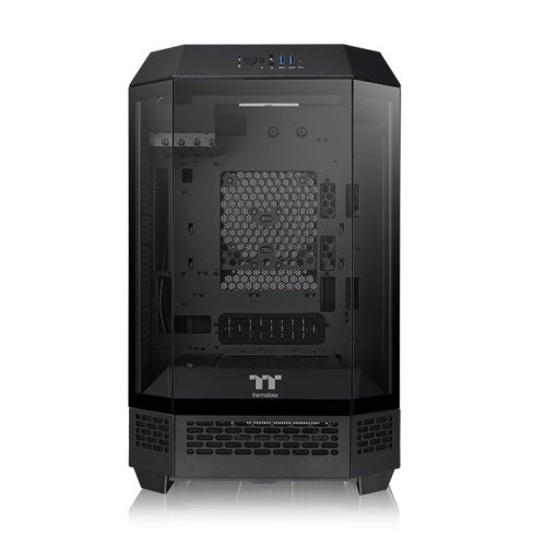 Thermaltake The Tower 300 Micro Tour PC Gaming Noir, Vitre Trempée, Micro-ATX, USB 3.2 Type-C