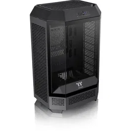 Thermaltake Boîtier PC The Tower 300 Noir - Mini Tour Micro-ATX - Support Radiateur 420 mm et 8 Ventilateurs - Sans Alimentation