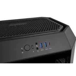 Thermaltake Boîtier PC The Tower 300 Noir - Mini Tour Micro-ATX - Support Radiateur 420 mm et 8 Ventilateurs - Sans Alimentation