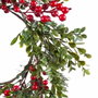 BigBuy Home Couronne de Noël Rouge Vert Plastique 35 x 35 x 8 cm