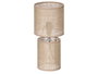 Giftdecor Lampe de Table Tressée Naturelle Métal Plastique Tissu 13 x 13 x 29 cm (Set de 12)