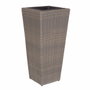 BigBuy Garden Cache-pot Marlene Marron Clair Rotin 42 x 42 x 90 cm