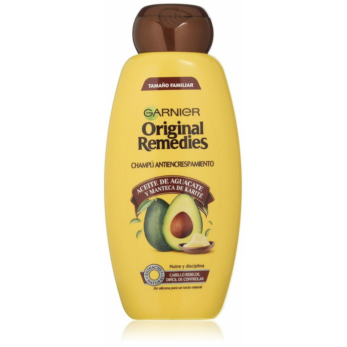 Garnier Original Remedies Shampoing Avocat et Karité 600 ml, Anti-Frisottis