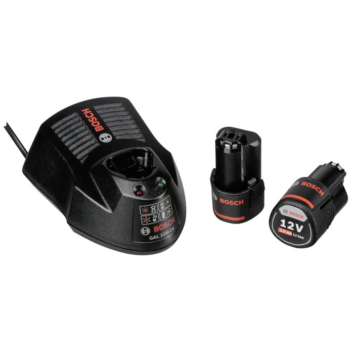 Bosch GST 12V-70 Scie sauteuse à batterie avec 2x 3,0 Ah