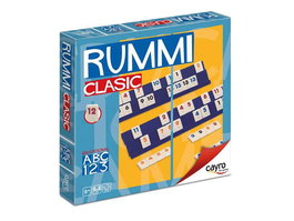 Cayro Rummikub Classique en Espagnol - Jeu de Société avec Tuiles pour 2 à 4 Joueurs - Dimensions 25 x 25 x 4,5 cm
